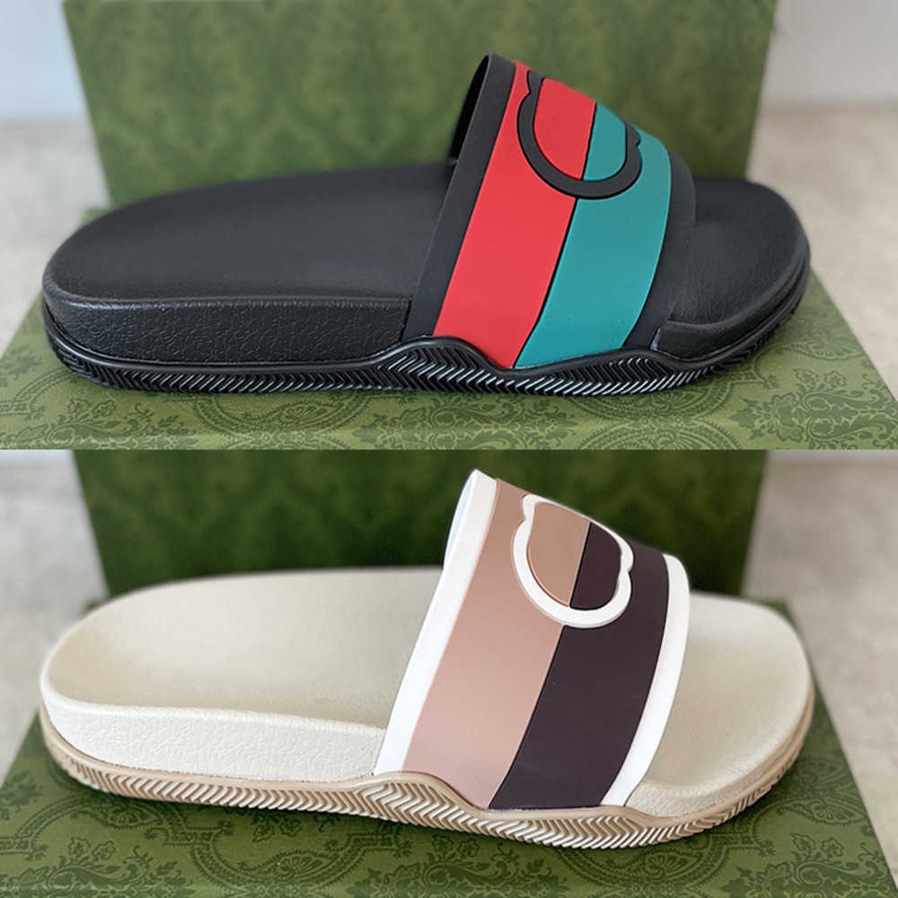 Luxury Designers Slipper Women Sandals Men Slides Waterfront Rubber Sandal Gear Bottoms Flat Beach Flip Flop Striped 35-46 NO440
Luxury Designers Slipper Women Sandals Men Slides Waterfront Rubber Sandal Gear Bottoms Flat Beach Flip Flop Striped 35-46 NO440