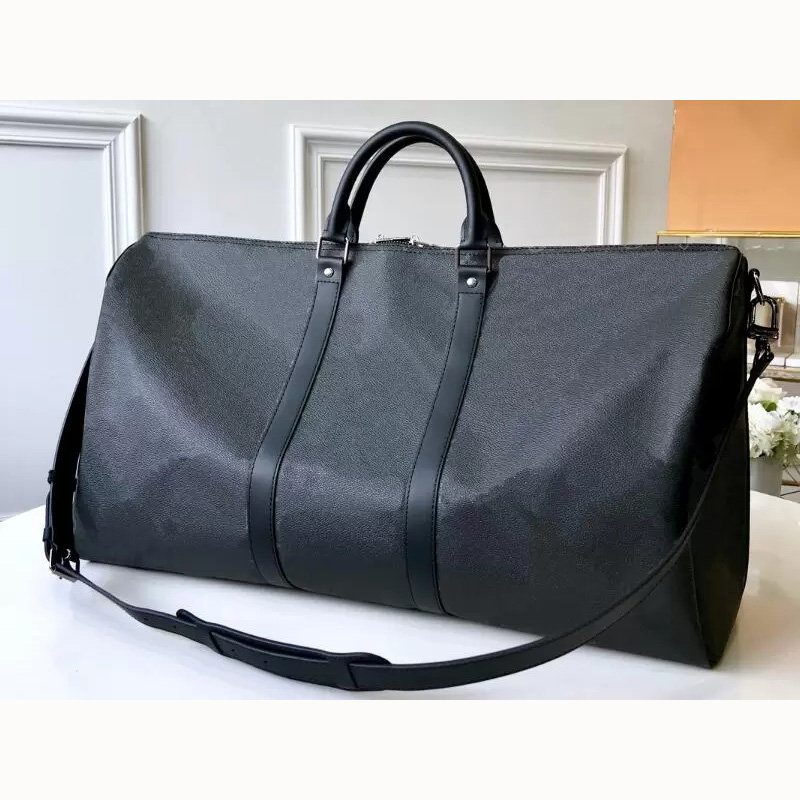 Top Quality Men Fashion Duffle Bag Black flower plaid leather Travel Bags Mens Handle Luggage Gentleman Business Tote with Shoulder Strap Rave Reviews, Size:50*29*22cm
Top Quality Men Fashion Duffle Bag Black flower plaid leather Travel Bags Mens Handle Luggage Gentleman Business Tote with Shoulder Strap Rave Reviews, Size:50*29*22cm