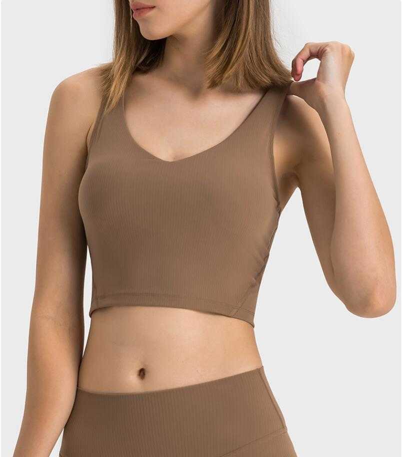 lu-376 Rib U Back Sports Bra Align Tank Women's Shockproof Running Yoga Top Gym Clothes, Ivory white
lu-376 Rib U Back Sports Bra Align Tank Women's Shockproof Running Yoga Top Gym Clothes, Ivory white
