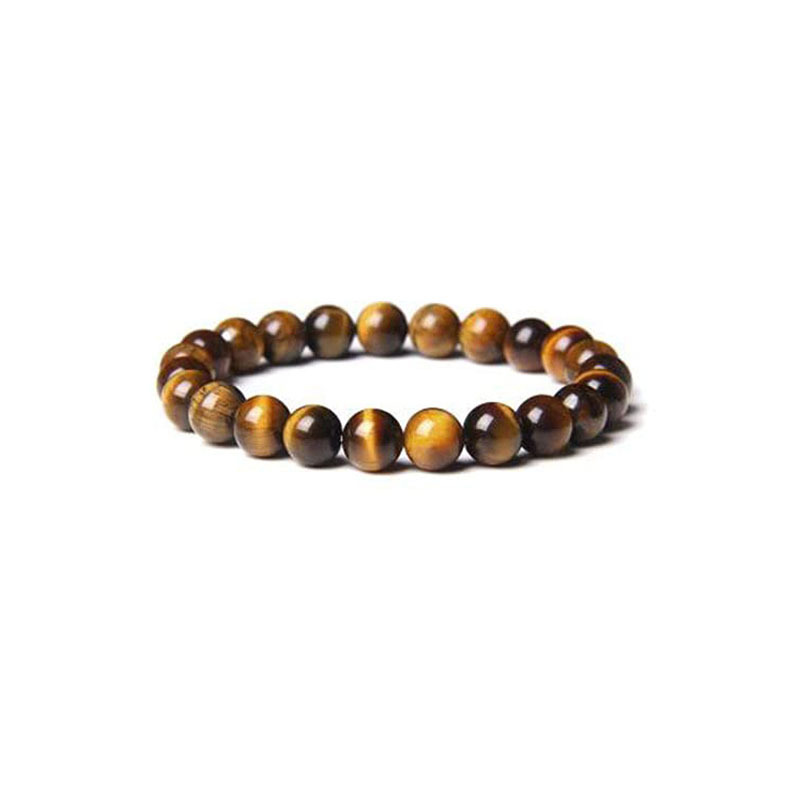8mm Natural Strands Charms Bracelets Beads Men's Women's Natural stone Strands Bracelet For Fashion Jewelry Crafts