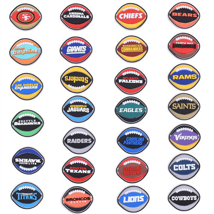 Fast delivery PVC Basketball Shoe Charms Sports Team Croc Charms for Clog shoes decorations
Fast delivery PVC Basketball Shoe Charms Sports Team Croc Charms for Clog shoes decorations