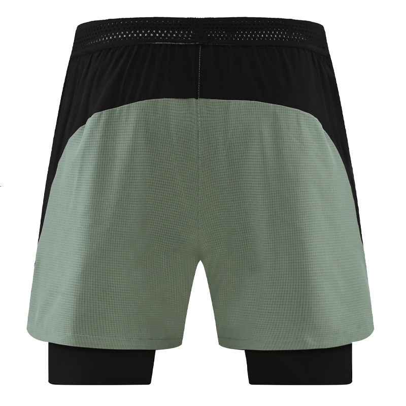 Men's Shorts 2-in-1 Men's Sprint Quick Dry Sprint Lined Marathon Zip Pocket Sprint Double Layer Sports Sprint 230404