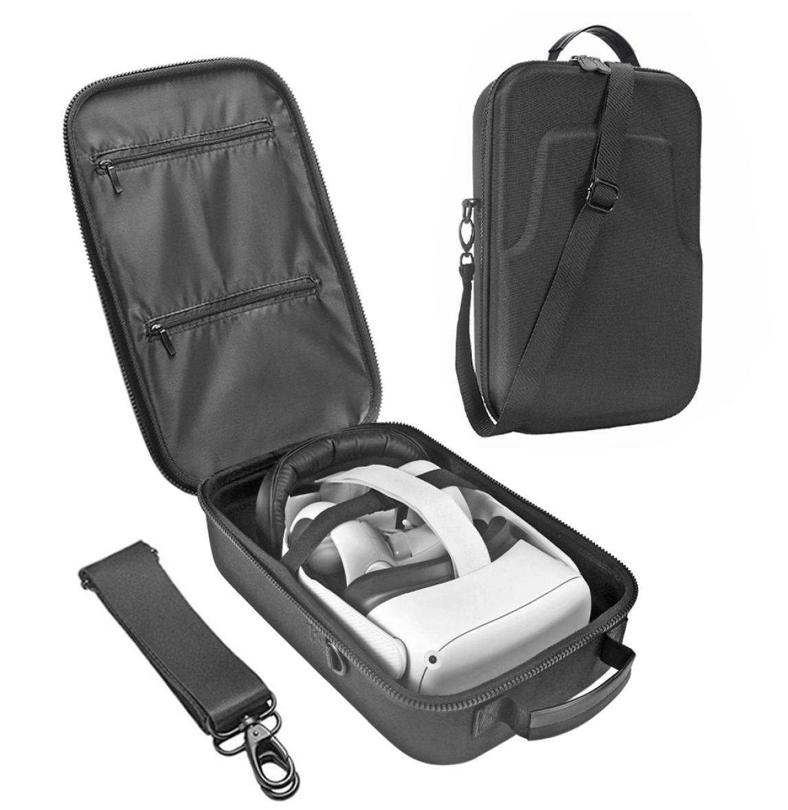 Portable o / GlassesVR/AR Glasses NEW EVA Hard Travel Protect Box Storage Bag for 2/Oculus Quest All in one VR and Accessories
