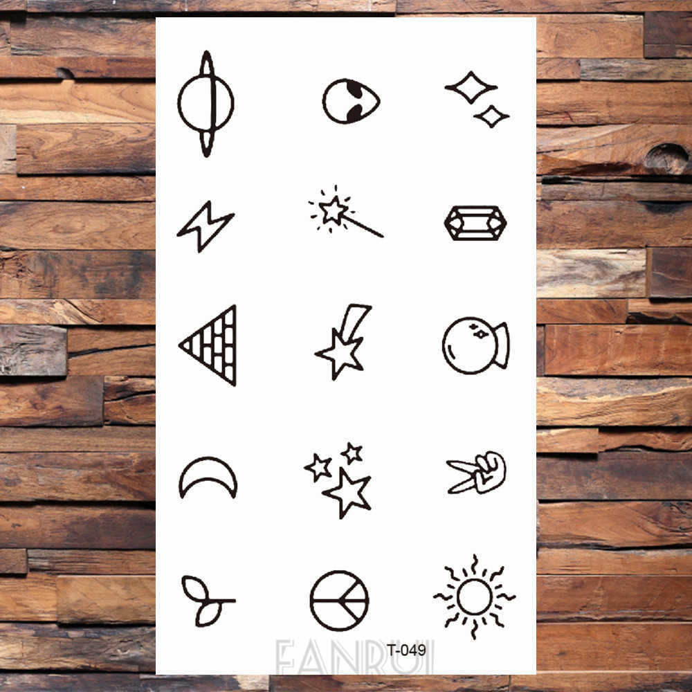 5 PC Temporary Tattoos 25 Desgin Cool Infinity Letter Endless Watertransfer Tattoo Women Party Tatoo Body Arm Hand Temporary Key Tattoo Sticker Men Le