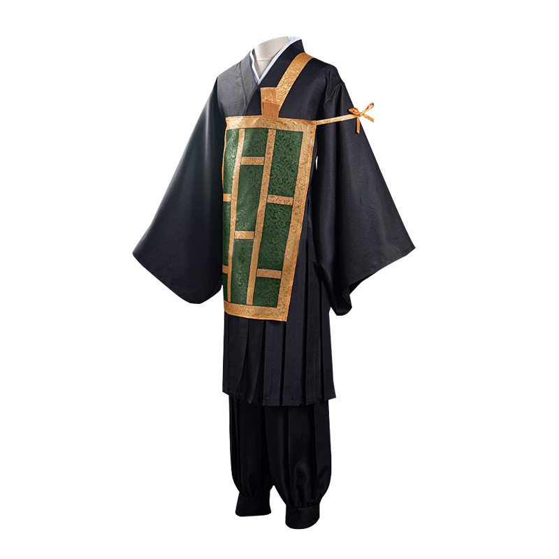 Jujutsu Kaisen Geto Suguru School Uniform Kimono Cosplay Black Blue Polyester Anime Costume
