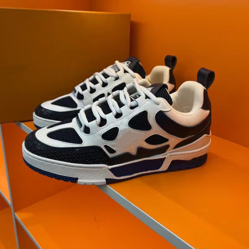Designer Brand Men's Casual Shoes 1854 Vutton SKATE Leather stitching lace-up Fashion Coach Sneakers Couple Vintage B22 sneakers, Casual shoes1
Designer Brand Men's Casual Shoes 1854 Vutton SKATE Leather stitching lace-up Fashion Coach Sneakers Couple Vintage B22 sneakers, Casual shoes1