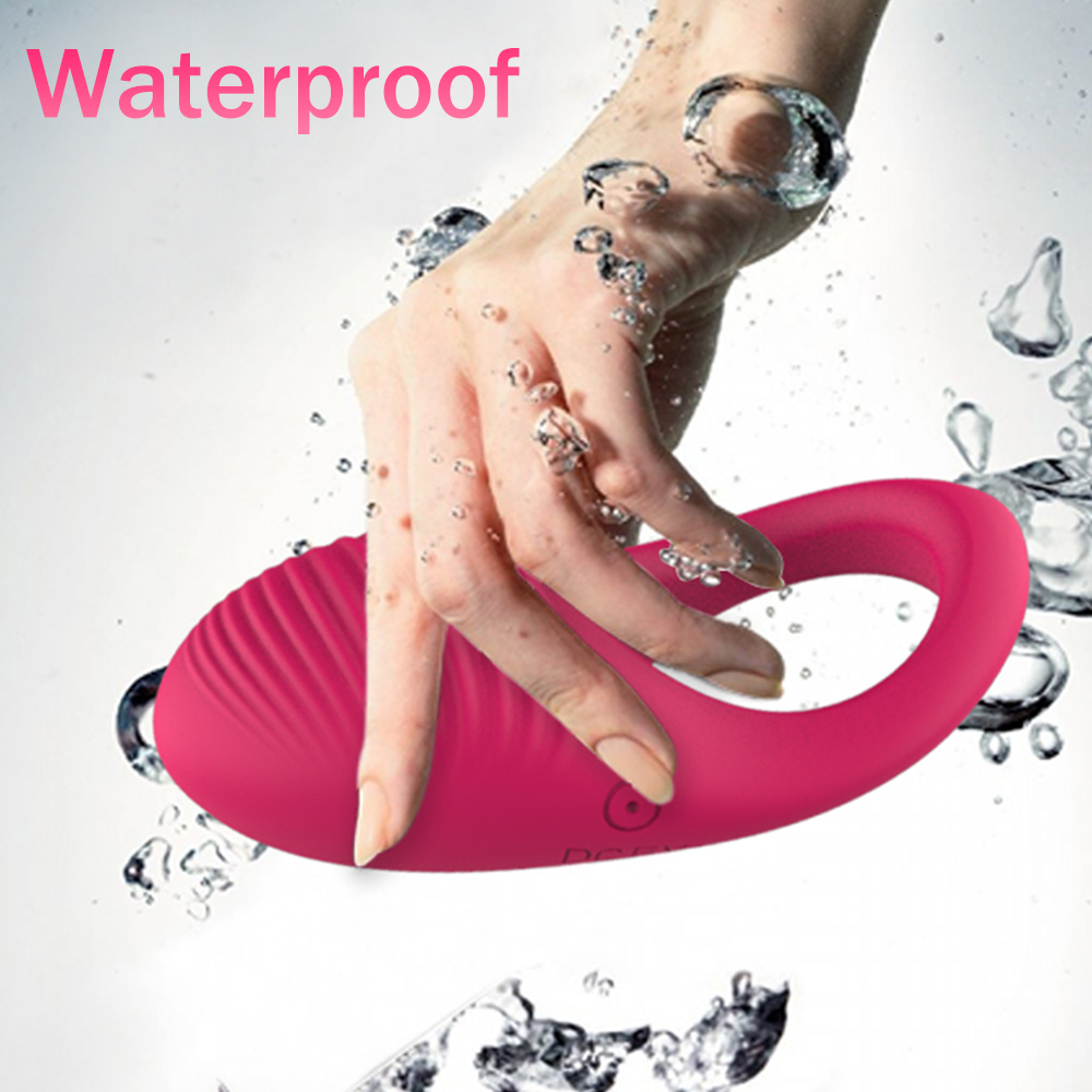 Cockrings Wireless Remote Control Cockring Vibrator Clitoris Stimulation Sleeve for Penis Ring Sex Toys for Men Male Chastity Cock Rings 230404 - view 6