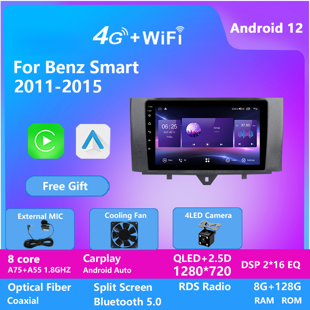 10 Inch Touch Screen Car Radio Video Android Built In WIFI Multimedia for BENZ SMART 2011-2015 with GPS Navigation
10 Inch Touch Screen Car Radio Video Android Built In WIFI Multimedia for BENZ SMART 2011-2015 with GPS Navigation