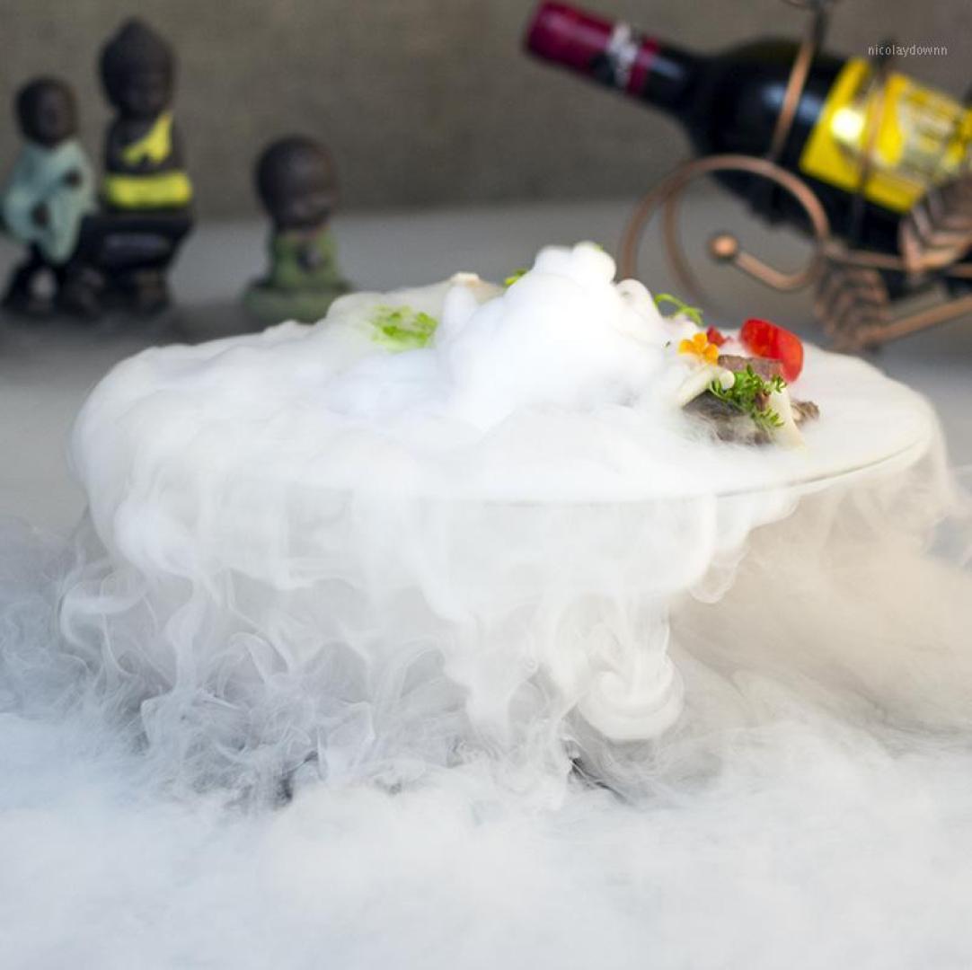 Dishes Plates Handmade Salad Bowls Specials Dry Ice Artistic Conception Glass Cooking Hollowware Bowl Molecular Delicacies Creat