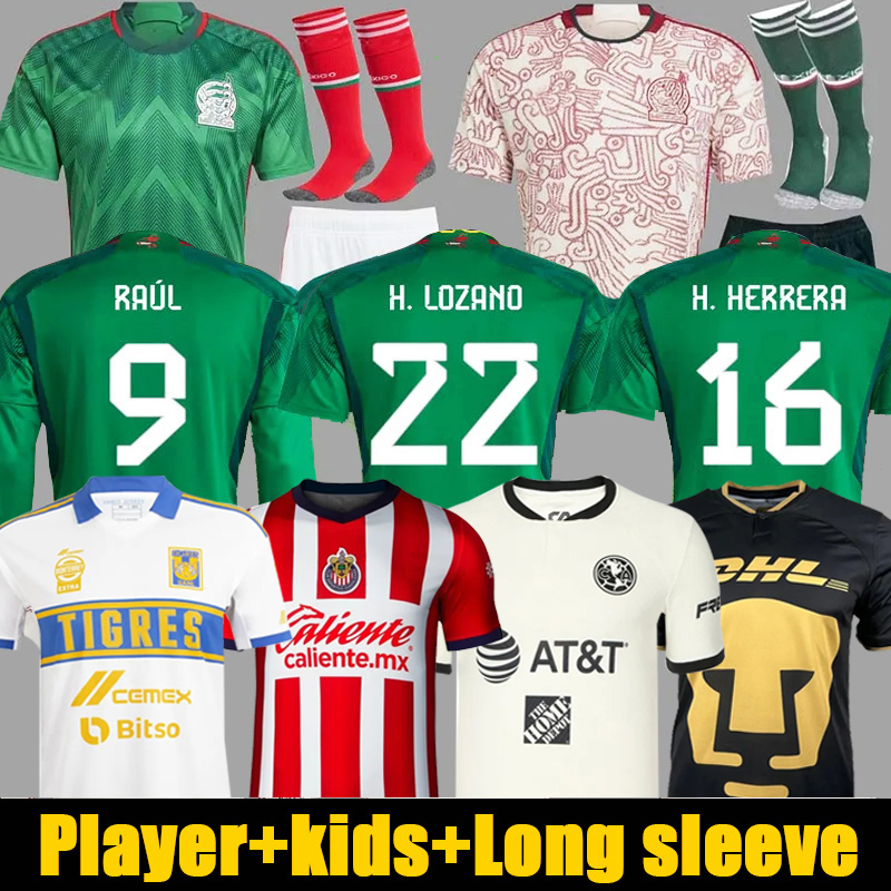 22 23 Mexico soccer jerseys Club America Soccer Jersey Atlas FC NAUL Tigres Third Chivas Guadalajara H.LOZANO CHICHARITO football shirt Long sleeve f kids kit, 2 home
22 23 Mexico soccer jerseys Club America Soccer Jersey Atlas FC NAUL Tigres Third Chivas Guadalajara H.LOZANO CHICHARITO football shirt Long sleeve f kids kit, 2 home