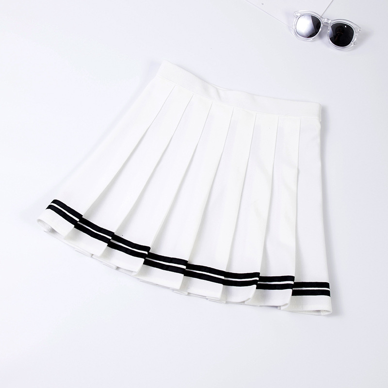 Tennis Skirts Pleated Tennis Skirt Womens Athletic Golf Skirt Sport Outfits Workout Running Mini Skirts Korean Style Sexy Skirt Harajuku Skirt 230404