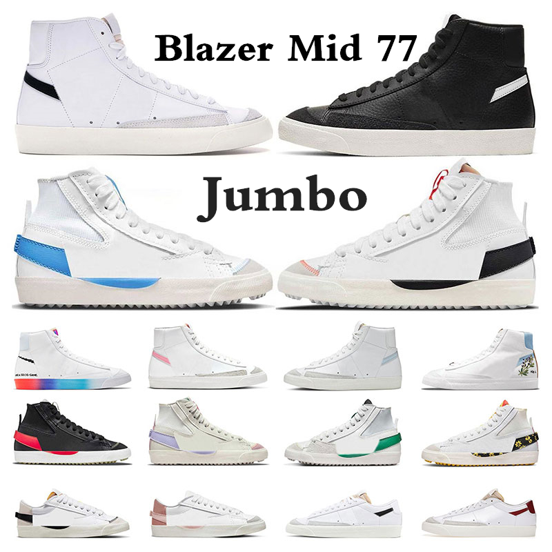 Jumbo Blazer Mid 77 Shoes Vintage White Black Casual Shoes for Men Women Blazers Indigo Celetine Blue Lucid Green Flat Mens Trainers Sneakers, 38
Jumbo Blazer Mid 77 Shoes Vintage White Black Casual Shoes for Men Women Blazers Indigo Celetine Blue Lucid Green Flat Mens Trainers Sneakers, 38