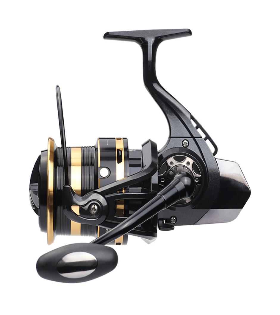 Long Throw Fishing Reel EA 1000012000 Series 121 Gapless High Capacity Metal Coil Spinning reel Boat Rock Lure Wheel