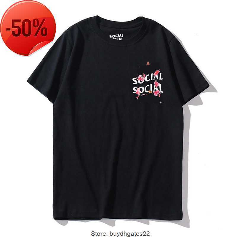 Summer Men's T Shirt Anti Social Club Trend Flower Butterfly Loose Print Short-sleeved Men And Women Couples T-shirt Motion current 28esskE
Summer Men's T Shirt Anti Social Club Trend Flower Butterfly Loose Print Short-sleeved Men And Women Couples T-shirt Motion current 28esskE