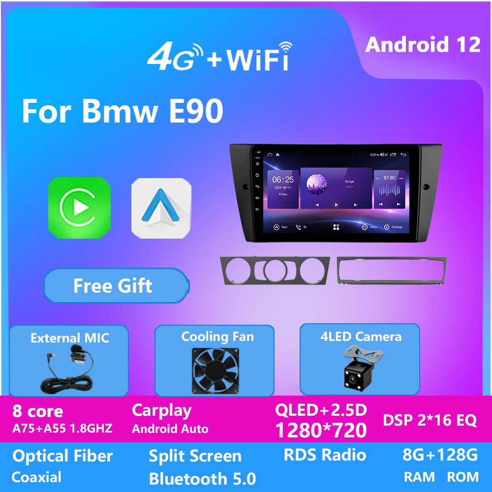 Car Stereo Video Dvd Player System Audio with Bluetooth Touch Screen for BMW E90 2005-2012
Car Stereo Video Dvd Player System Audio with Bluetooth Touch Screen for BMW E90 2005-2012