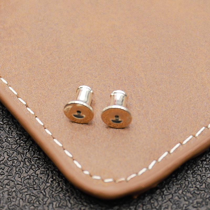 E61 S925 Pure Silver Ear Studs Earplugs Fashion Personalized Punk Style Circle Original Cross Horseshoe Letter Shape Gift for Lovers