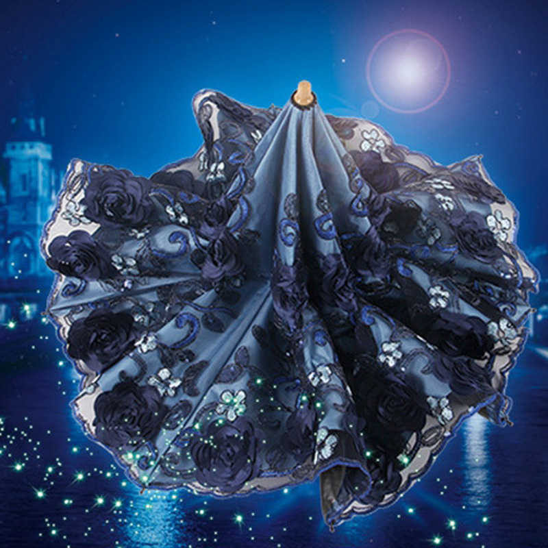 Umbrellas 2022 New Vintage Shabby Floral Women Rain Umbrella Chic Pink Rose Folding Girl Durable Portable Umbrellas Automatic Rain Gear AA230404