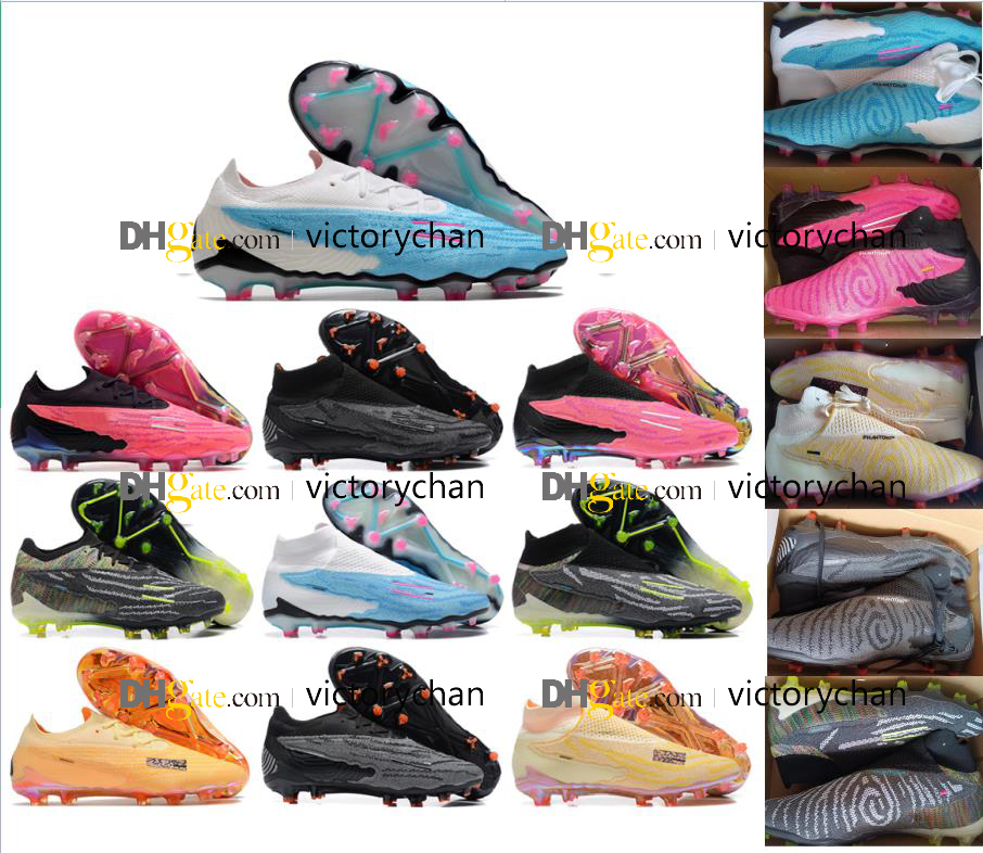 Gift Bag Mens Soccer Boots Phantom GX Elite FG Low and High Ankle Football Cleats Mens Soft Leather Comfortable Trainers Knit Ghost Soccer Shoes Size US 6.5-12, Low 4
Gift Bag Mens Soccer Boots Phantom GX Elite FG Low and High Ankle Football Cleats Mens Soft Leather Comfortable Trainers Knit Ghost Soccer Shoes Size US 6.5-12, Low 4