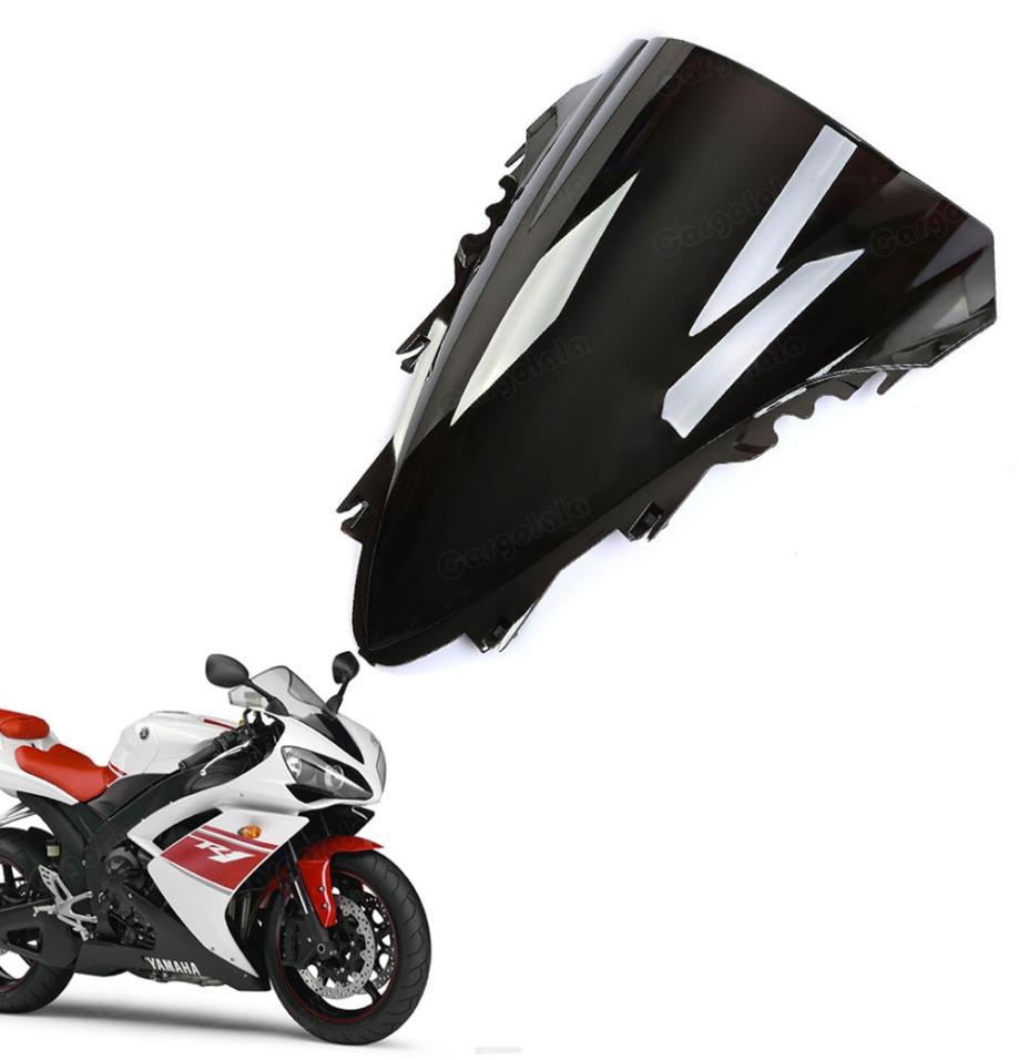 New Motorcycle ABS Windshield Shield For Yamaha YZF R1 20072008 Black