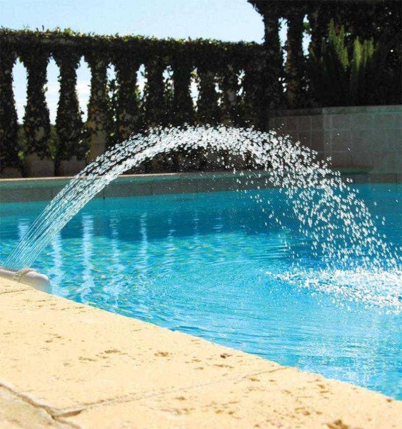 Pool Accessories Fountain Adjustable Durable Swimming Waterfall Pools Decoration Easily Install Water Scenery