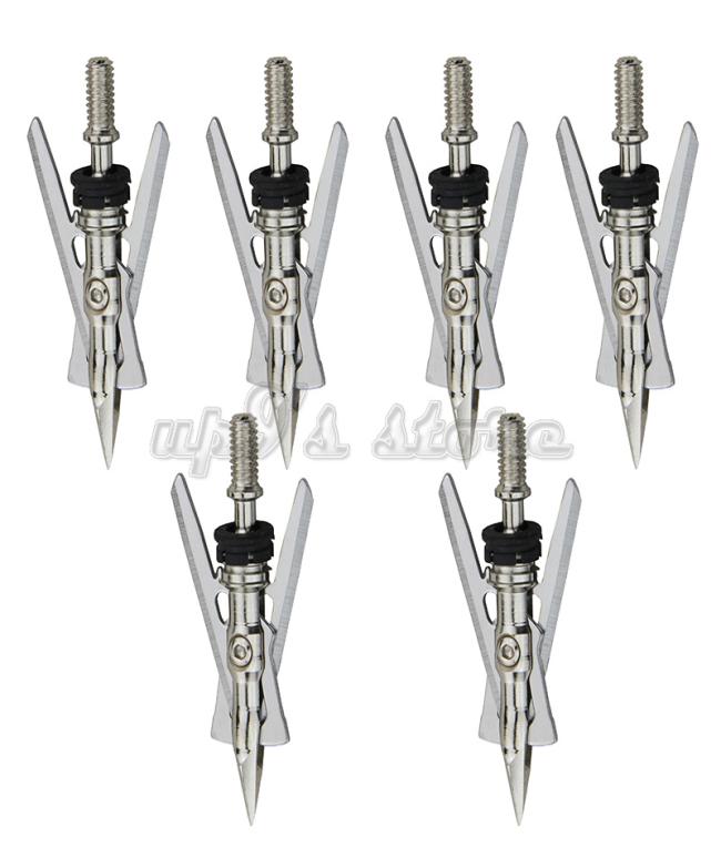 6PCS 2Blade Broadheads Archery 50mm Cutting Diameter 100 Grain Steel Sharp Arrowheads For Outdoor Hunting3973528
6PCS 2Blade Broadheads Archery 50mm Cutting Diameter 100 Grain Steel Sharp Arrowheads For Outdoor Hunting3973528