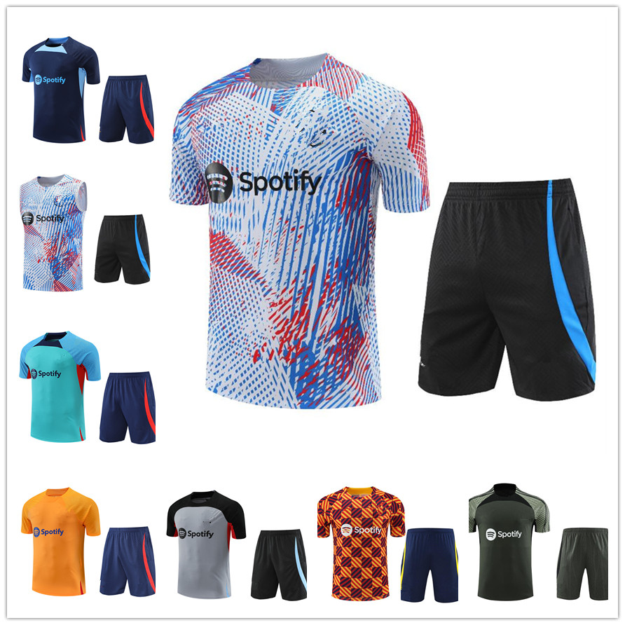 2023 Barcelona Short sleeved Tracksuits men vest 22 23 Classic style training suit Sportswear Football soccer Jersey kit uniform chandal adult sweatshirt Sweater
2023 Barcelona Short sleeved Tracksuits men vest 22 23 Classic style training suit Sportswear Football soccer Jersey kit uniform chandal adult sweatshirt Sweater