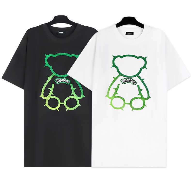 We11done Little Bear Print Short Sleeve Men's and Women's Korean Fashion Brand Small Loose Couple Welldone Summer T-Shirt, Black3
We11done Little Bear Print Short Sleeve Men's and Women's Korean Fashion Brand Small Loose Couple Welldone Summer T-Shirt, Black3