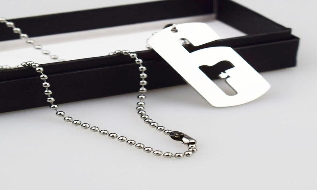 Game Rainbow Six Siege Necklaces for Male Tom Clancy039s Silver Link Chain Necklace Collar Women Men Jewelry