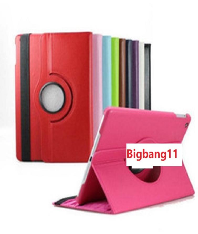 For iPad Pro 97 105 360 Degree Rotating Leather Smart Case Cover fit Air2 Mini 234