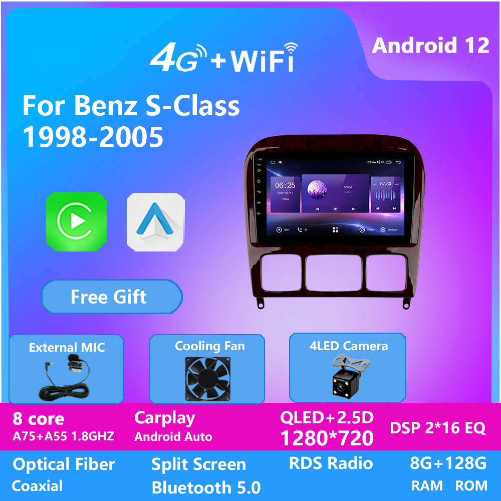 Android Car Video for BENZ S 1999-2007 with GPS Navigation Audio Bluetooth Dvd Player
Android Car Video for BENZ S 1999-2007 with GPS Navigation Audio Bluetooth Dvd Player