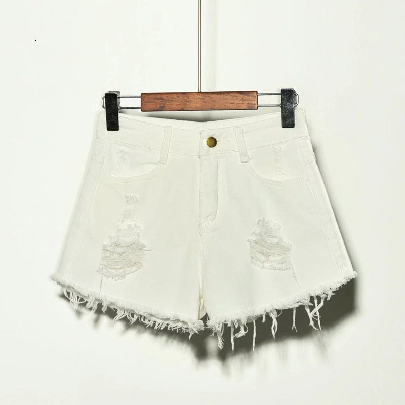 Women's Shorts sexy summer denim shorts women high waist Jean shorts female loose hole jeans shorts with pockets casual plus size S-2XL 230404