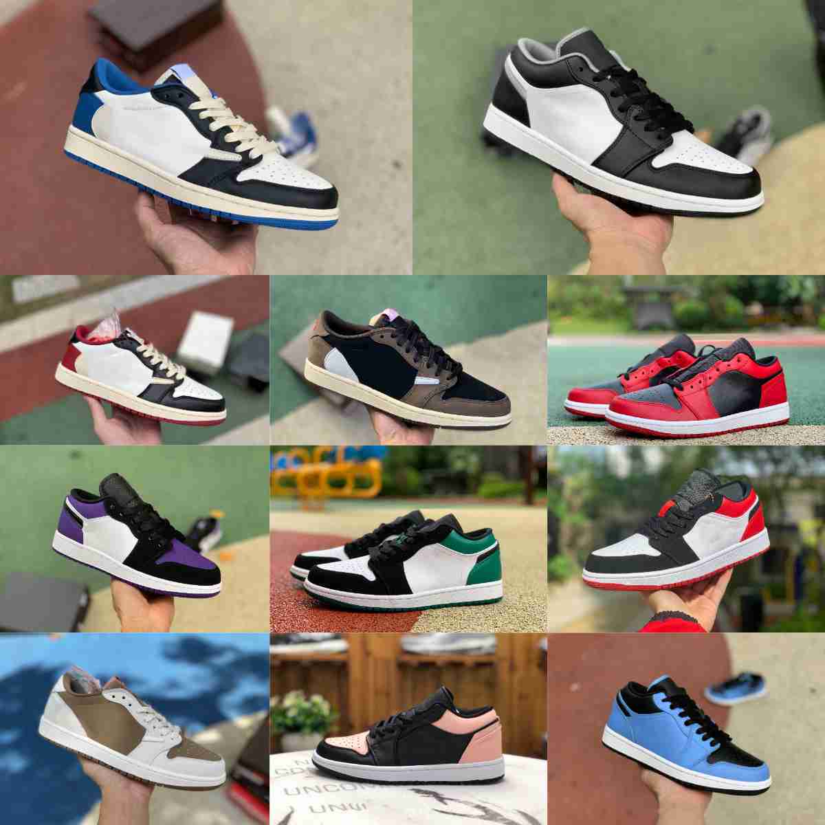 Travis Scottss TS Jumpman 1 1S Low Basketball Shoes Trainer Court Purple Black Shadow Panda Emerald Crimson Tint White Brown Red Grey Toe UNC Designer Sports Sneakers, Please contact us
Travis Scottss TS Jumpman 1 1S Low Basketball Shoes Trainer Court Purple Black Shadow Panda Emerald Crimson Tint White Brown Red Grey Toe UNC Designer Sports Sneakers, Please contact us