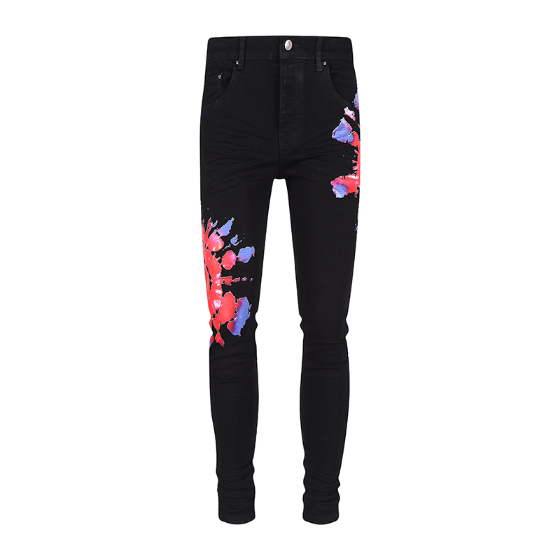 Designer Mens Jeans Graffiti Colored Print Fashion Brand Motorcycle Men Slim Fit Pants U5GZ
Designer Mens Jeans Graffiti Colored Print Fashion Brand Motorcycle Men Slim Fit Pants U5GZ