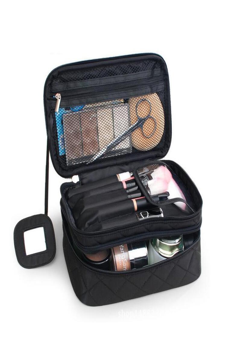 NEW Cosmetic Bags Makeup Bag Women Travel Organizer Professional Storage Brush Necessaries Make Up Case Beauty Toiletry Bag