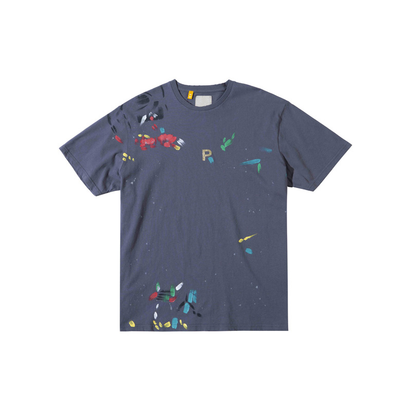23ss Summer Men Cotton Tee Hand Painted Gold Print t shirt Cocktails Fashion Street Casual Tshirt Navy Blue
23ss Summer Men Cotton Tee Hand Painted Gold Print t shirt Cocktails Fashion Street Casual Tshirt Navy Blue