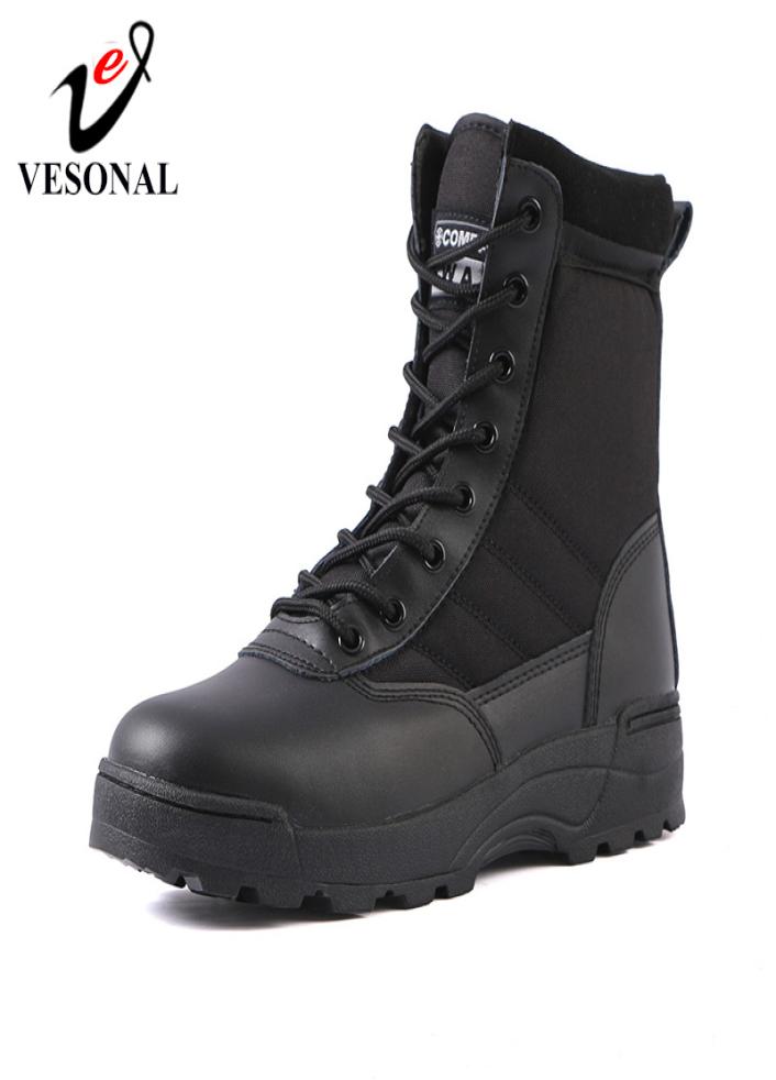 VESONAL Autumn 2019 Boots Men Shoes Special Force Tactical Desert Combat military outdoor Male tracking mens tactical Boot work5531067, Black
VESONAL Autumn 2019 Boots Men Shoes Special Force Tactical Desert Combat military outdoor Male tracking mens tactical Boot work5531067, Black
