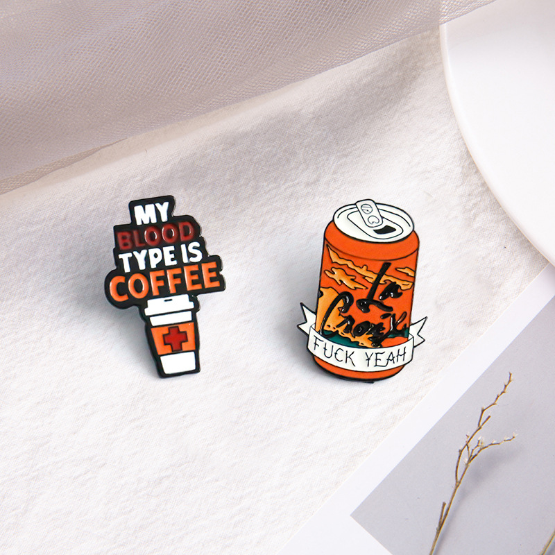 my blood type is coffee cup brooch Cute Anime Movies Games Hard Enamel Pins Collect Metal Cartoon Brooch Backpack Hat Bag Collar Lapel Badges, Color #1
my blood type is coffee cup brooch Cute Anime Movies Games Hard Enamel Pins Collect Metal Cartoon Brooch Backpack Hat Bag Collar Lapel Badges, Color #1