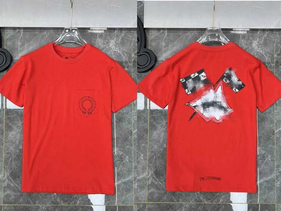 Men's Luxury Heart Brand t Shirts Ch Man T-shirt Chromes Summer Fashion Women Cross Sanskrit Tees Letter Designer Tshirts Boy Loose Round Neck Tops Shirt U8j4, 10
Men's Luxury Heart Brand t Shirts Ch Man T-shirt Chromes Summer Fashion Women Cross Sanskrit Tees Letter Designer Tshirts Boy Loose Round Neck Tops Shirt U8j4, 10