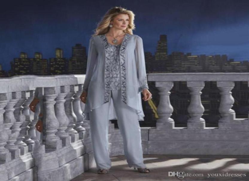 Elegant 3 Piece Mother Of The Bride Pant Suit 2017 Fashion Chiffon Beach Wedding Mother039s Groom Dress Long Sleeve Beads Mothe6263235
Elegant 3 Piece Mother Of The Bride Pant Suit 2017 Fashion Chiffon Beach Wedding Mother039s Groom Dress Long Sleeve Beads Mothe6263235