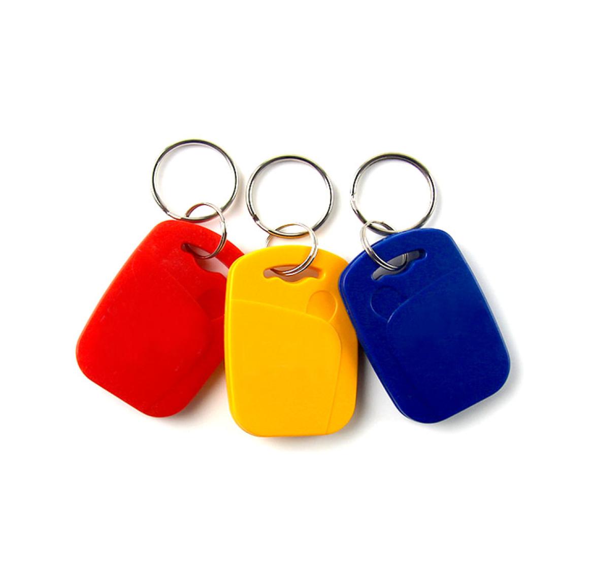 10PCS RFID Smart Dual Frequency Chip Tag 125Khz T5577 EM4305 Rewritable Badge 1356Mhz NFC S50 Clone Copy Token Keychain