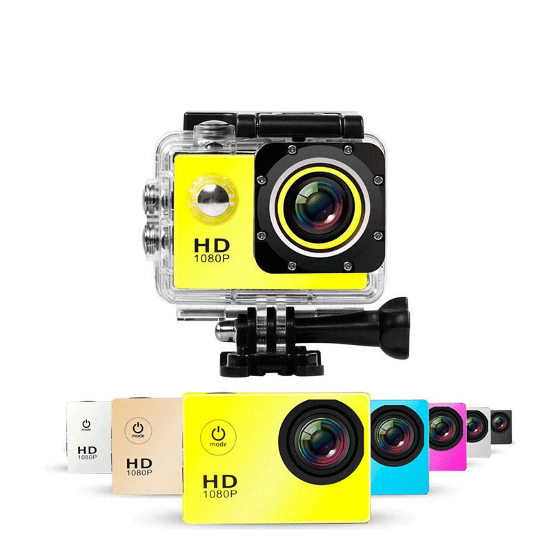 2025 New Sj4000 1080P Full HD Action Digital Camera 2 Inch Screen Underwater 30M Recorder Diving DV Mini Sking Bicycle Po Video Outdoor Spor