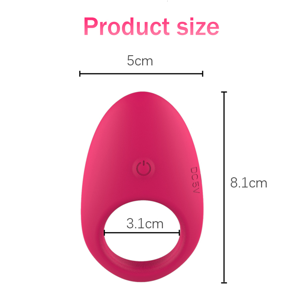 Cockrings Wireless Remote Control Cockring Vibrator Clitoris Stimulation Sleeve for Penis Ring Sex Toys for Men Male Chastity Cock Rings 230404 - view 7