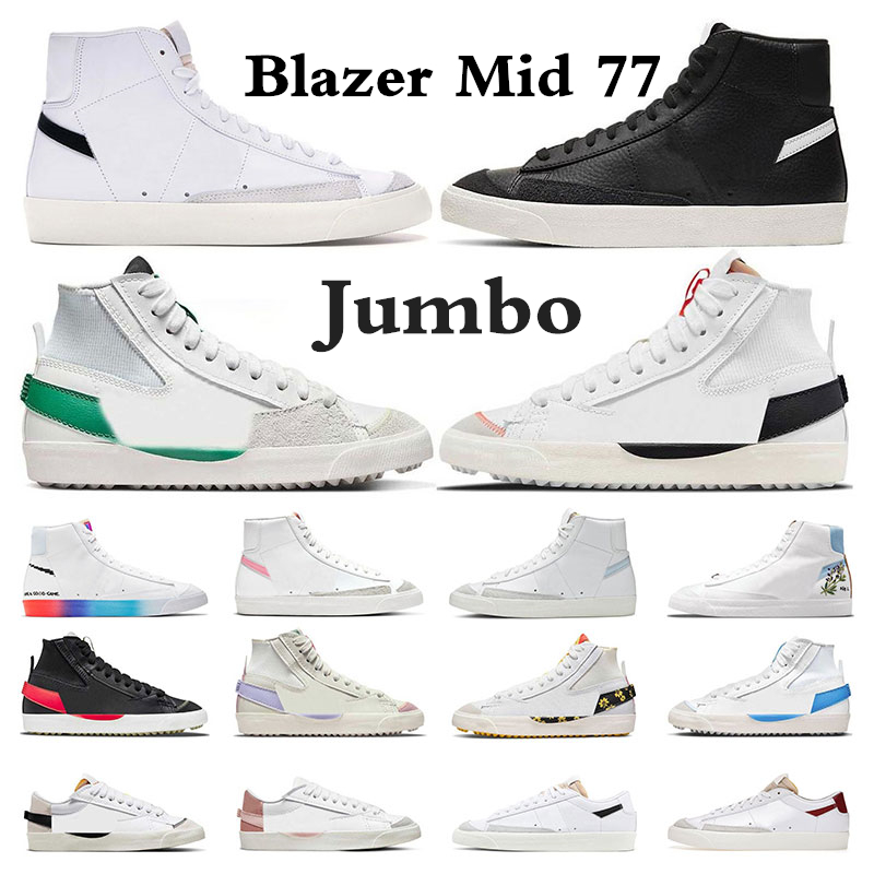 Jumbo Blazer Mid 77 Shoes Vintage White Black Casual Shoes for Men Women Blazers Indigo Celetine Blue Have A Good Game Flat Mens Trainers Sneakers, 27
Jumbo Blazer Mid 77 Shoes Vintage White Black Casual Shoes for Men Women Blazers Indigo Celetine Blue Have A Good Game Flat Mens Trainers Sneakers, 27