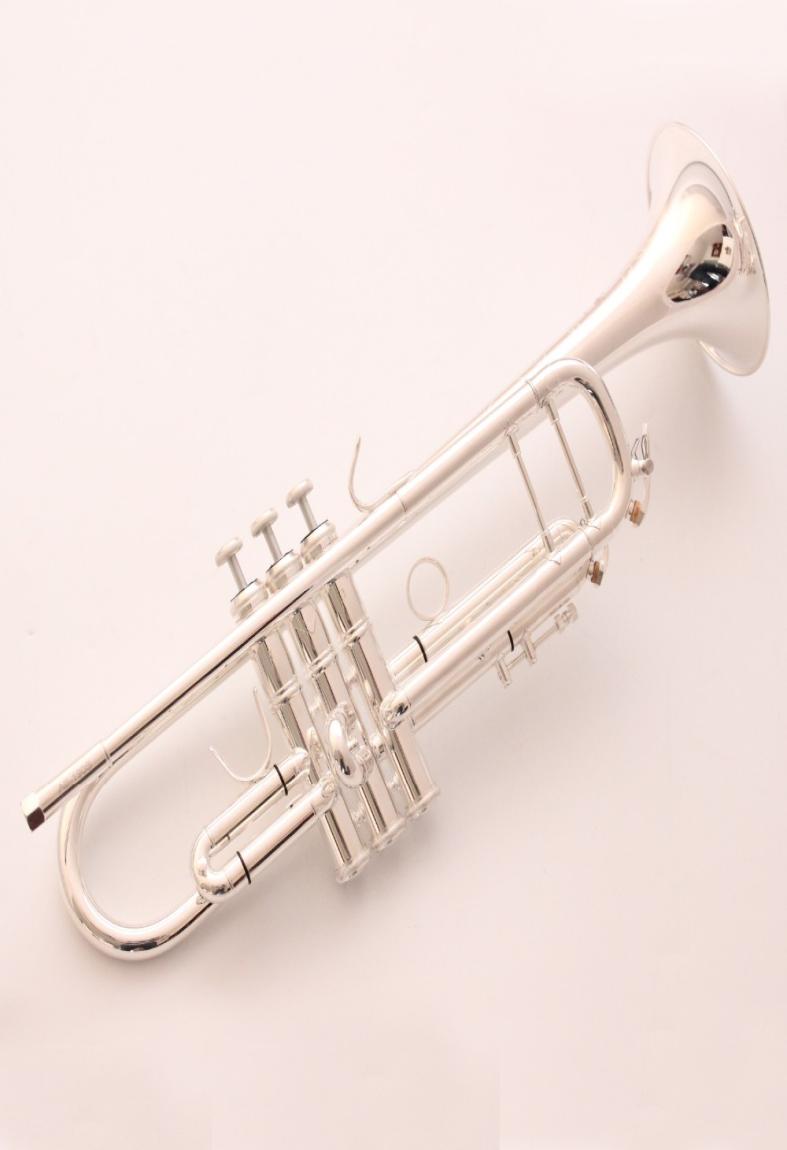 Bach Stradivarius Professional Bb Trumpet TR190S37 Silver Plated Instrumentos Musicales Mouthpiece