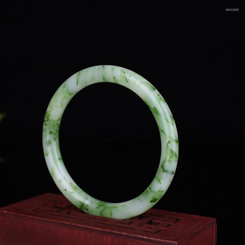 Bangle Natural Green Blue And White Hand-carved Round Bar Jade Bracelet Fashion Boutique Jewelry Women's Turquoise Beauty
Bangle Natural Green Blue And White Hand-carved Round Bar Jade Bracelet Fashion Boutique Jewelry Women's Turquoise Beauty