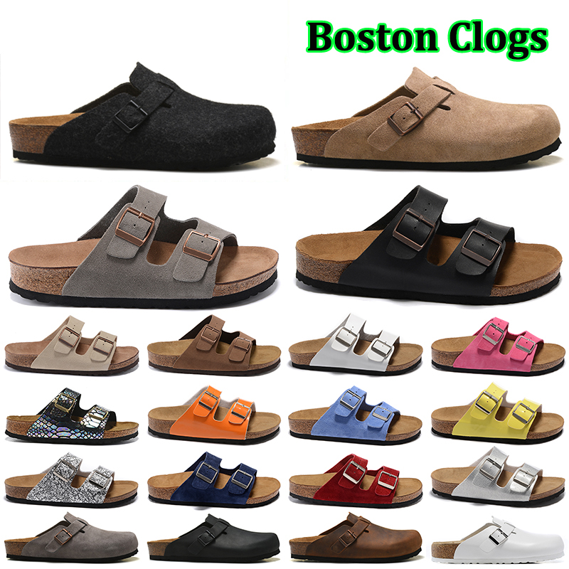 Cowhide Oiled Leather Boston Sandals Head Pull Cork Suede Designer Boston Clog Men Women Sandales Autumn Winter Loafers Shoes Classic Tan Brown Black Lazy Slipper
Cowhide Oiled Leather Boston Sandals Head Pull Cork Suede Designer Boston Clog Men Women Sandales Autumn Winter Loafers Shoes Classic Tan Brown Black Lazy Slipper