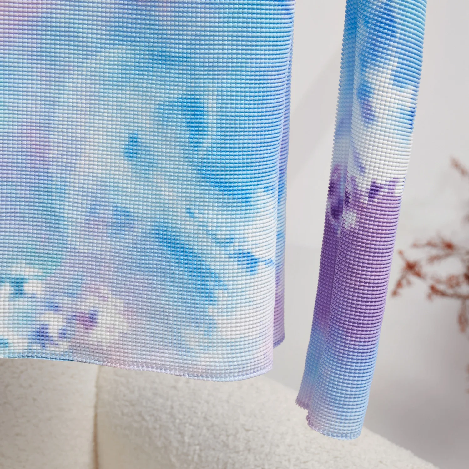 Two Piece Dress Runway Skirt Sets Women High Neck Long Sleeve Flower Print Stretch Pullover Tops Long Pleated Skirt Suit 2 Piece Female Outfits 2024