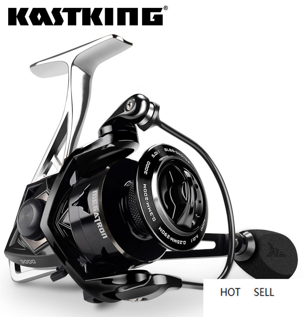 KastKing Megatron Spinning Fishing Reel 18KG Max Drag 71 Ball Bearings Spool Carbon Fiber Saltwater Coil