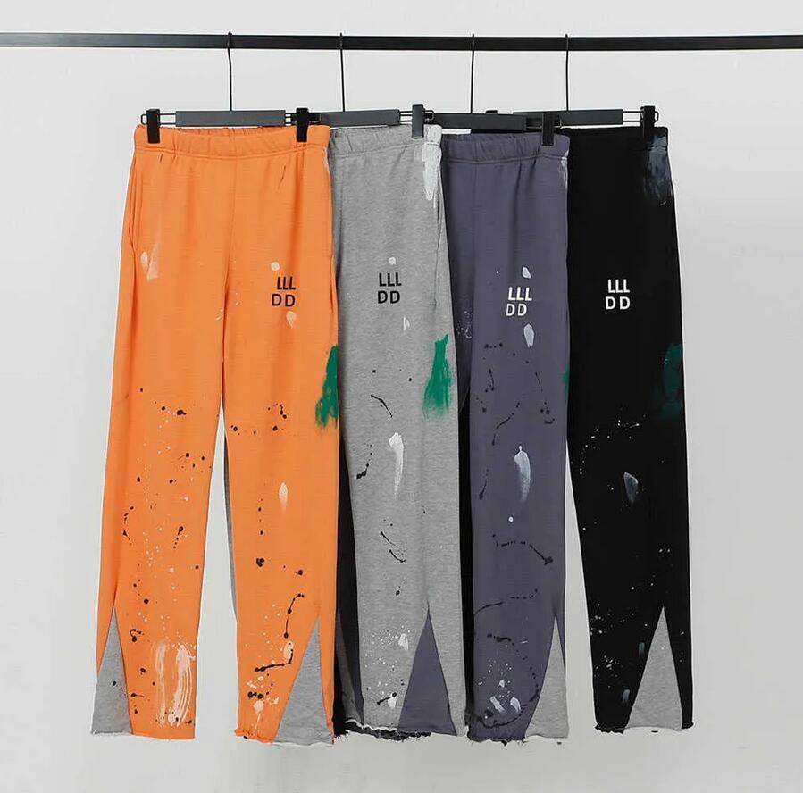 Fashion Designer Men'S Pants Galleries Sweatpants Dept Speckled Letter Print Men's Women's Couple Loose Versatile Casual Pants Straight Orange Gray&Black, Add postage
Fashion Designer Men'S Pants Galleries Sweatpants Dept Speckled Letter Print Men's Women's Couple Loose Versatile Casual Pants Straight Orange Gray&Black, Add postage