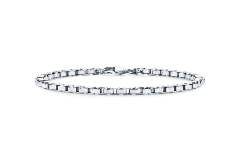 Runda High Quality Venetian Link Bracelet In Metal Stainless Steel For Men Women Classic Jewelry Link Chain